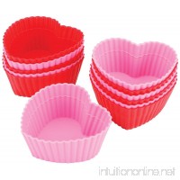 Wilton Heart Silicone Baking Cups 12 Count - B000NBNHKQ